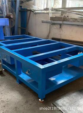 工厂销售铸铁HT200平板电机使用平台翻砂铁地板铸铁T型槽拼接平台