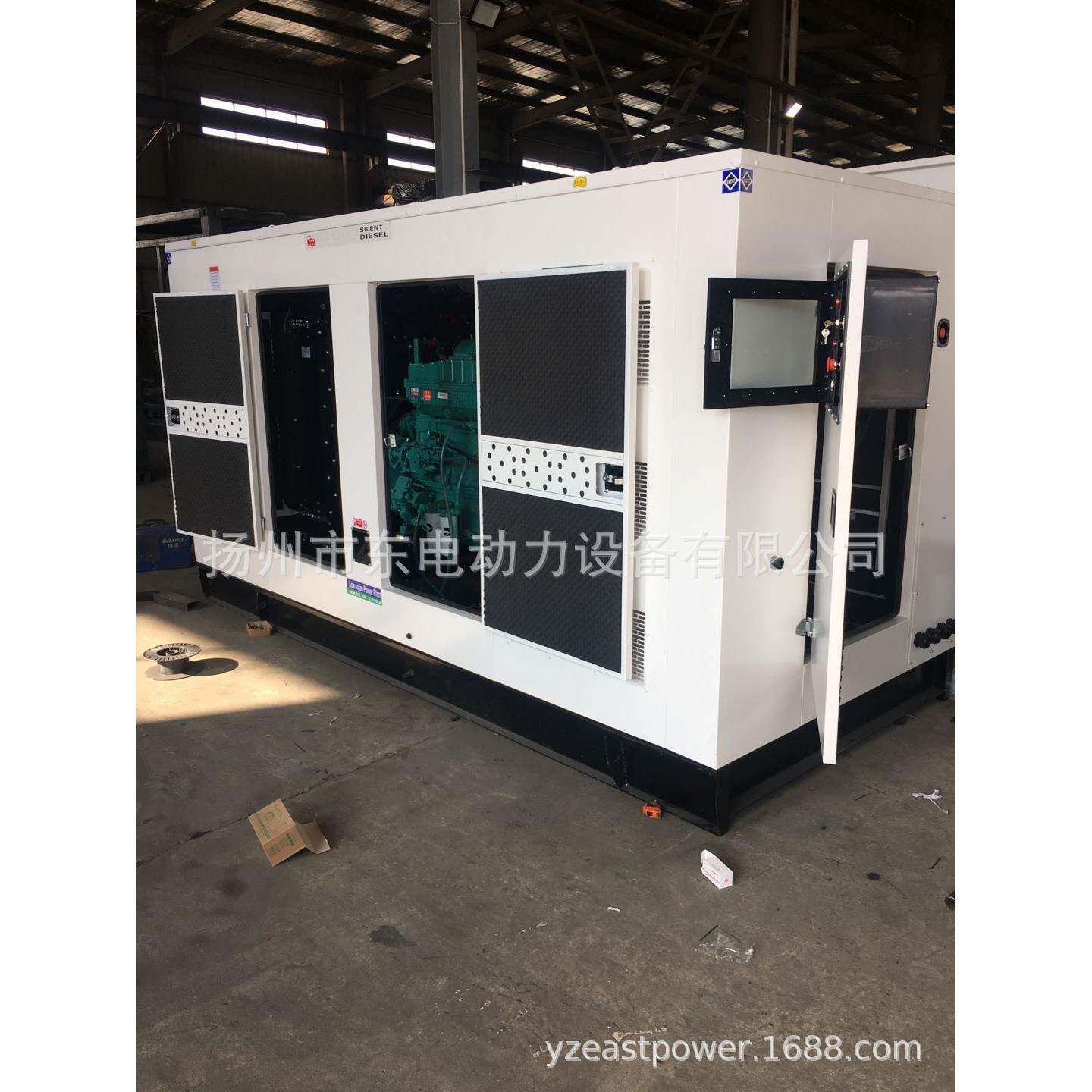 工厂超市学校用250KW312KVA重康静音箱柴油发电机组NTA855-G1