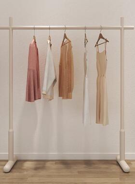 家用衣架落地立式轻奢卧室衣帽杆超长服装店男女装展示架陈列货架