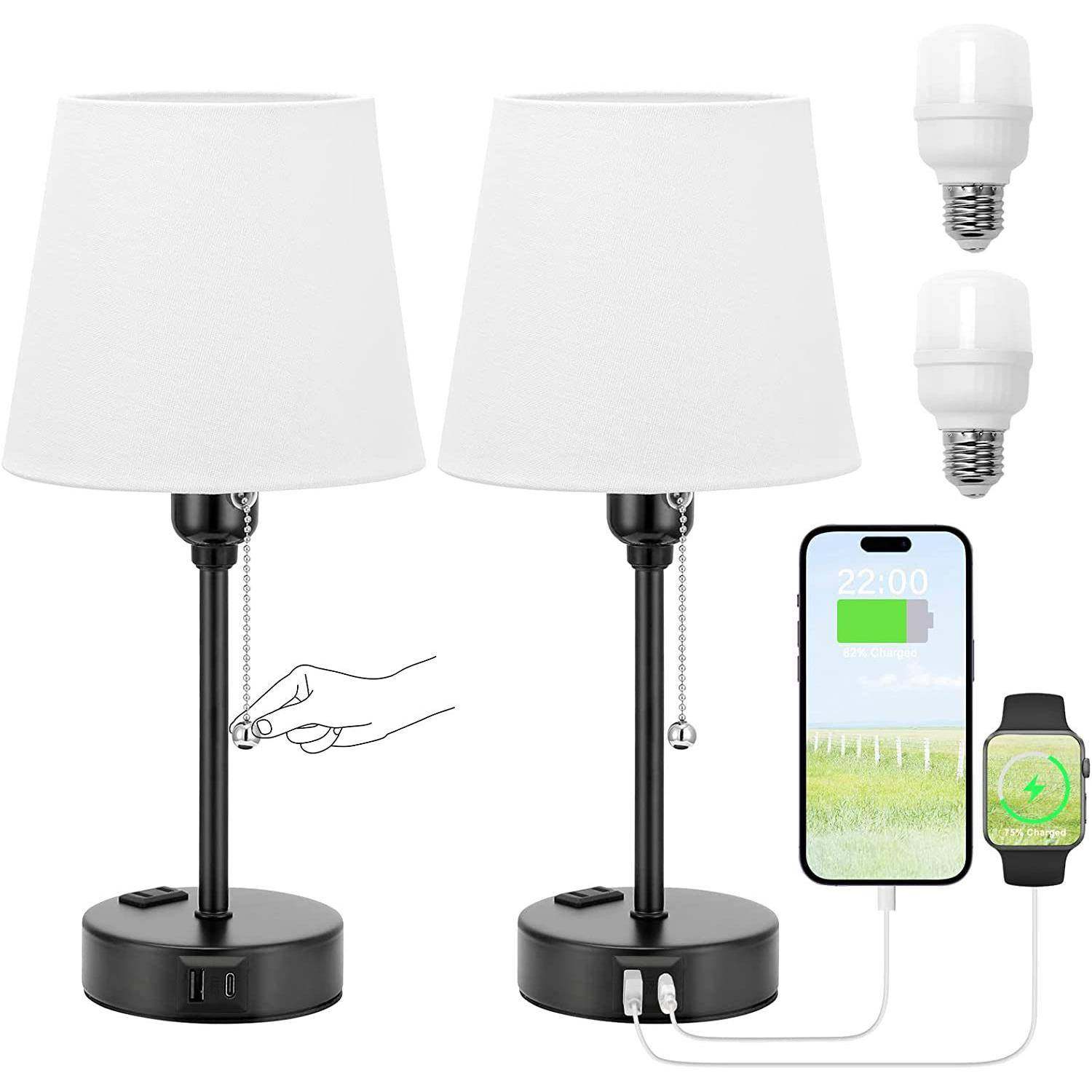 简约台灯卧室床头创意房间温馨浪漫拉线触摸USB充电新款,机械设备,其他机械设备,淘宝优惠券,粉丝福利购,淘宝优惠卷