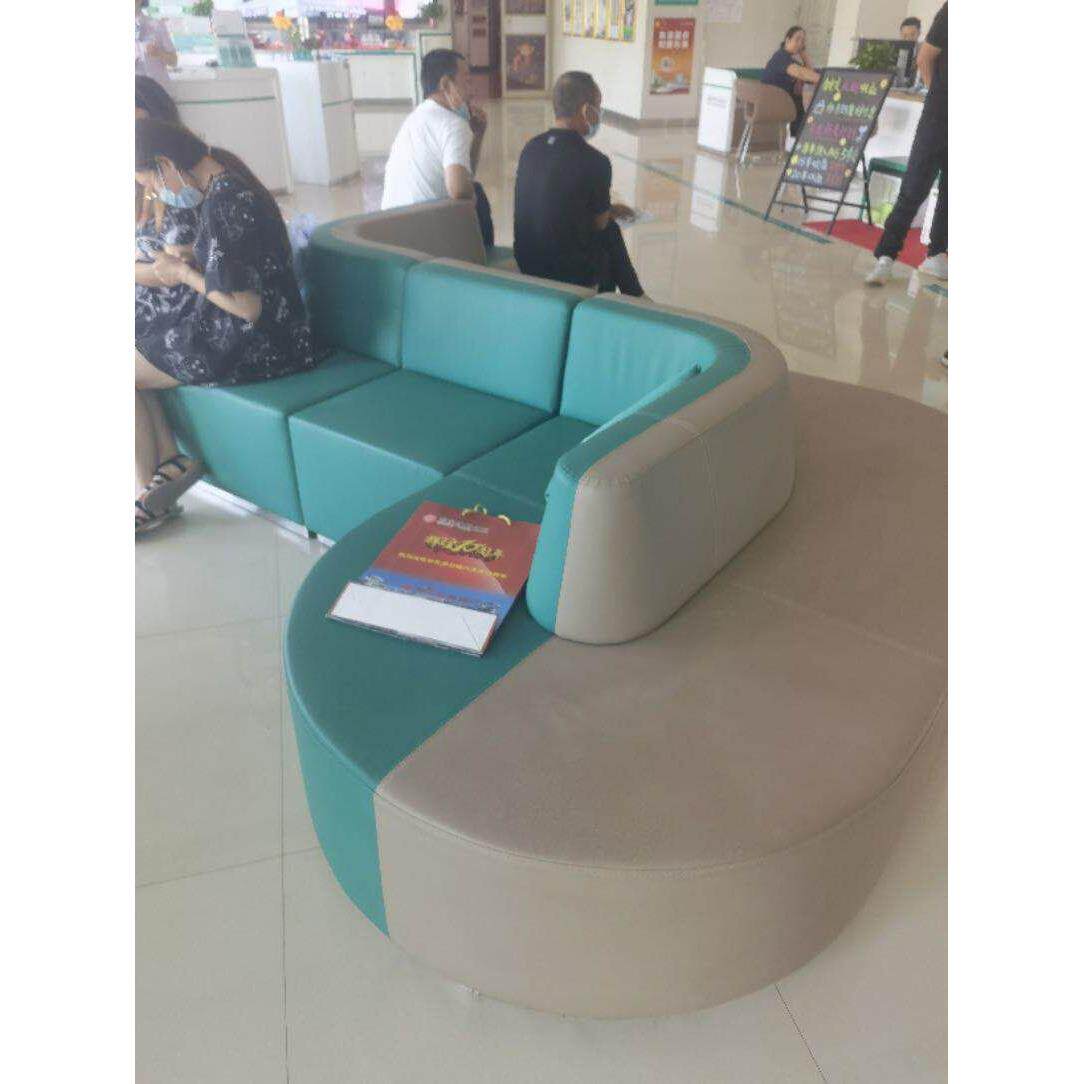 承接装修公司设计公司软装沙发农业银行工商银行等候区接待区沙发