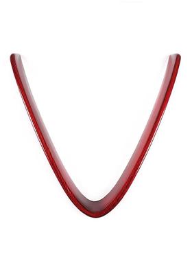 适用于阿尔法Giulia真碳纤维-红色中网V型框装外饰改装汽车用品