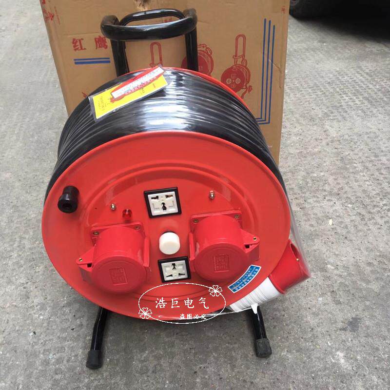 YDX-LBD移动电缆盘100米流动电源3*2.5+1*1.5线缆盘380V/20A