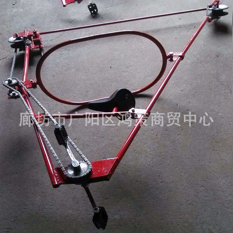 脚踏式铝合金四线飞车带刹车高压线路检修车架空线路放线飞车