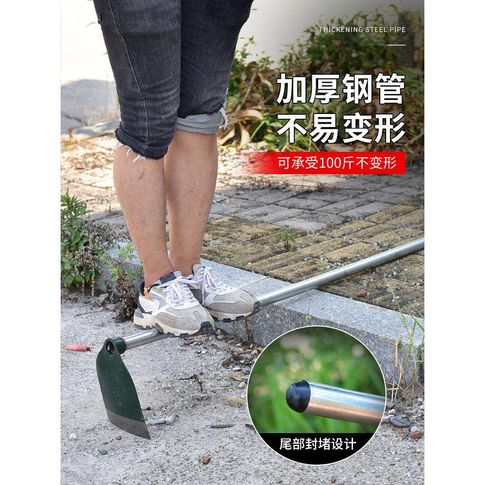 全钢一体锄头种菜家用锰钢加厚农用工具老式开山大锄头挖地多功能图片