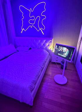 硅胶霓虹拾DPQ幻室彩灯带内电竞音乐律动七彩灯条氛围灯音流光