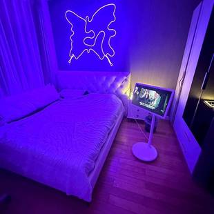 硅胶霓虹拾DPQ幻室彩灯带内电竞音乐律动七彩灯条氛围灯音流光