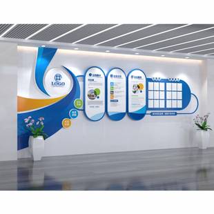 企业文相墙办公室形象墙可磁吸风片化亚克力雕刻立体字团579队采