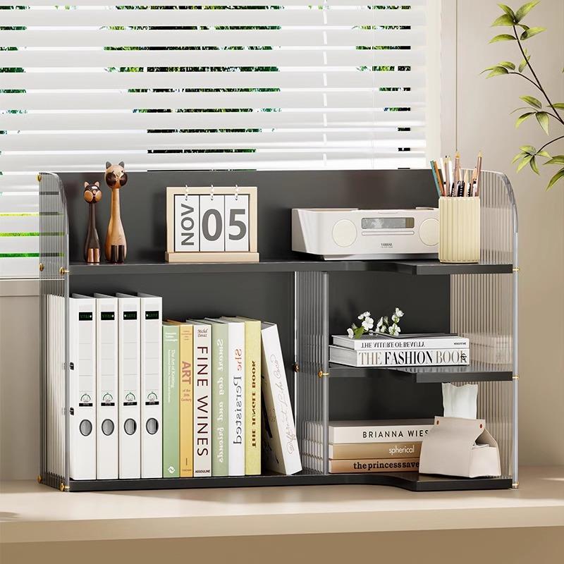 桌面19659458物书架办置公舍室学生宿多层收纳整理柜客厅装架饰摆