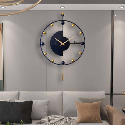 GZ202400现代简约时挂尚客厅钟高端创意网红新音款摇钟轻奢新款摆