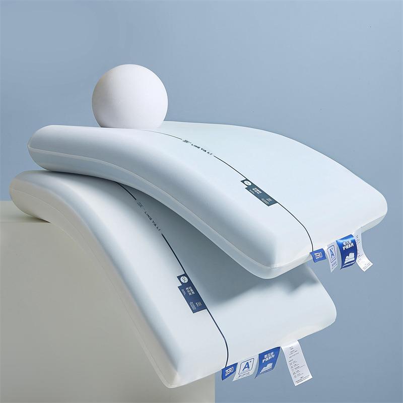 亚深睡记忆枕pro2558-4二朵酒店枕芯慢护回代弹颈枕儿童a类枕头星