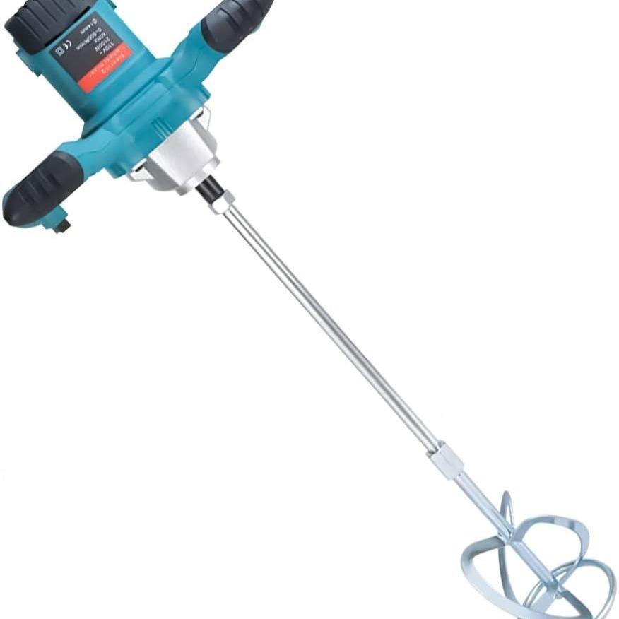 工业手持电动搅蓝色美规机档调6速搅器腻子粉拌混凝土水泥涂拌料