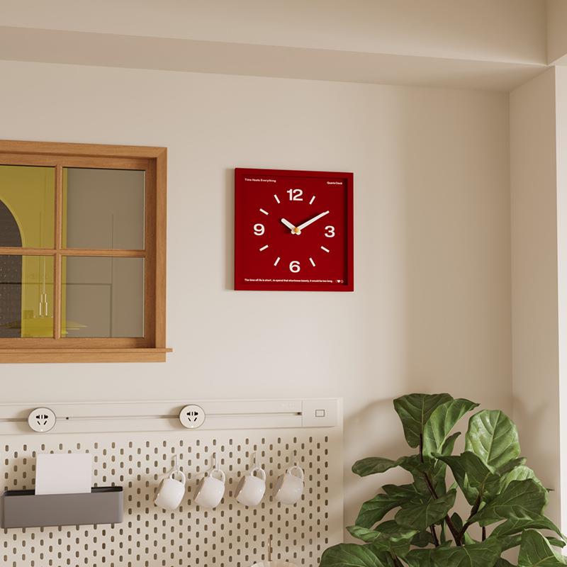 钟表挂钟客厅2FC6-1025新款客家用创意钟厅现挂代简约大艺气术风