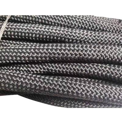 机降绳GHY龙40mm尼绳滑降绳连伤体编织扣不手尼强龙双编绳高度安