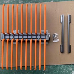 架伸缩衣柜内防置滑轨抽拉式 架裤 柜装 050顶排裤 架抽拉 双Y 内滑裤