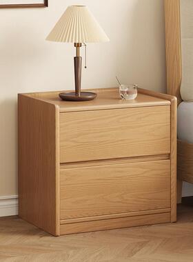 全实木13428床欧头柜北橡胶北木欧式储物柜简约收纳柜欧小户型置