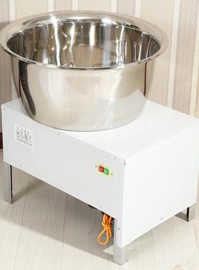加斤不锈钢盆式和面机商用25公5XNO0斤搅拌机电机动拌厚面拌馅机