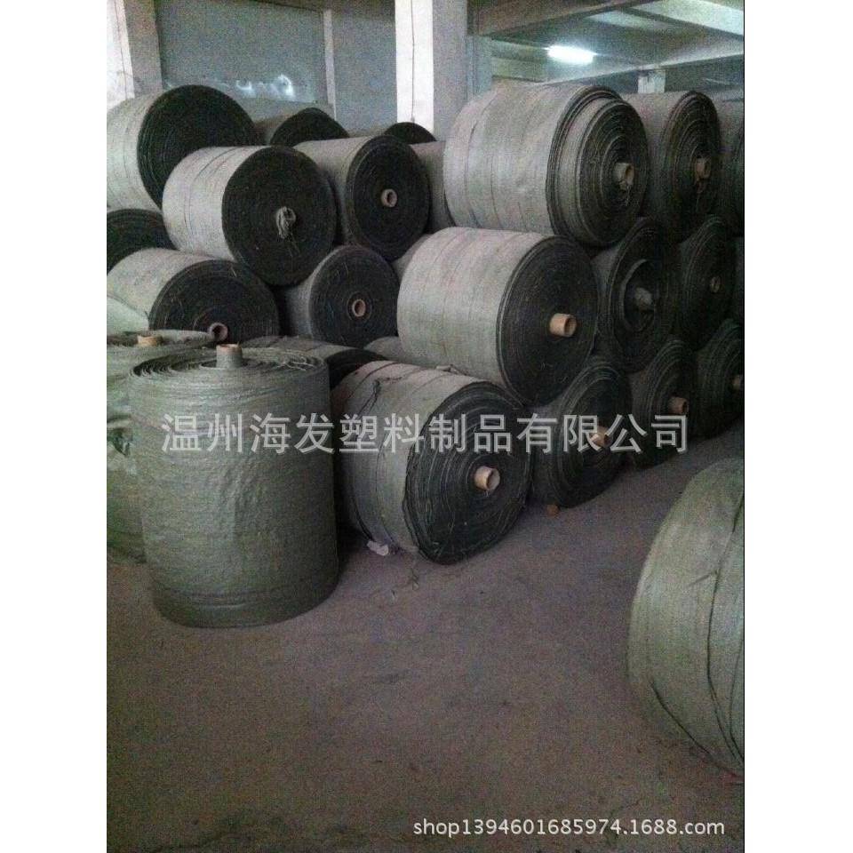 厂家供应颜特宽绿色编织袋筒料各种料色编织袋筒缠MYH绕建材袋包