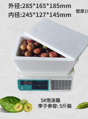 李子泡沫箱箱包箱5斤8斤10斤快递箱枇TPQ杷装梅桃子青保鲜冷藏打
