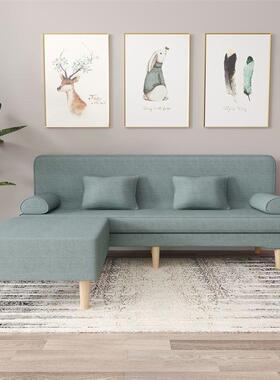 发小PRG户型出租沙发床两用可折叠双简房易网人沙红客厅布艺懒人