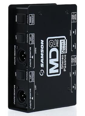 SAMSON山逊MD1MD2PRO贝斯键盘单块MCD2MDA1吉他效果器演出DI盒