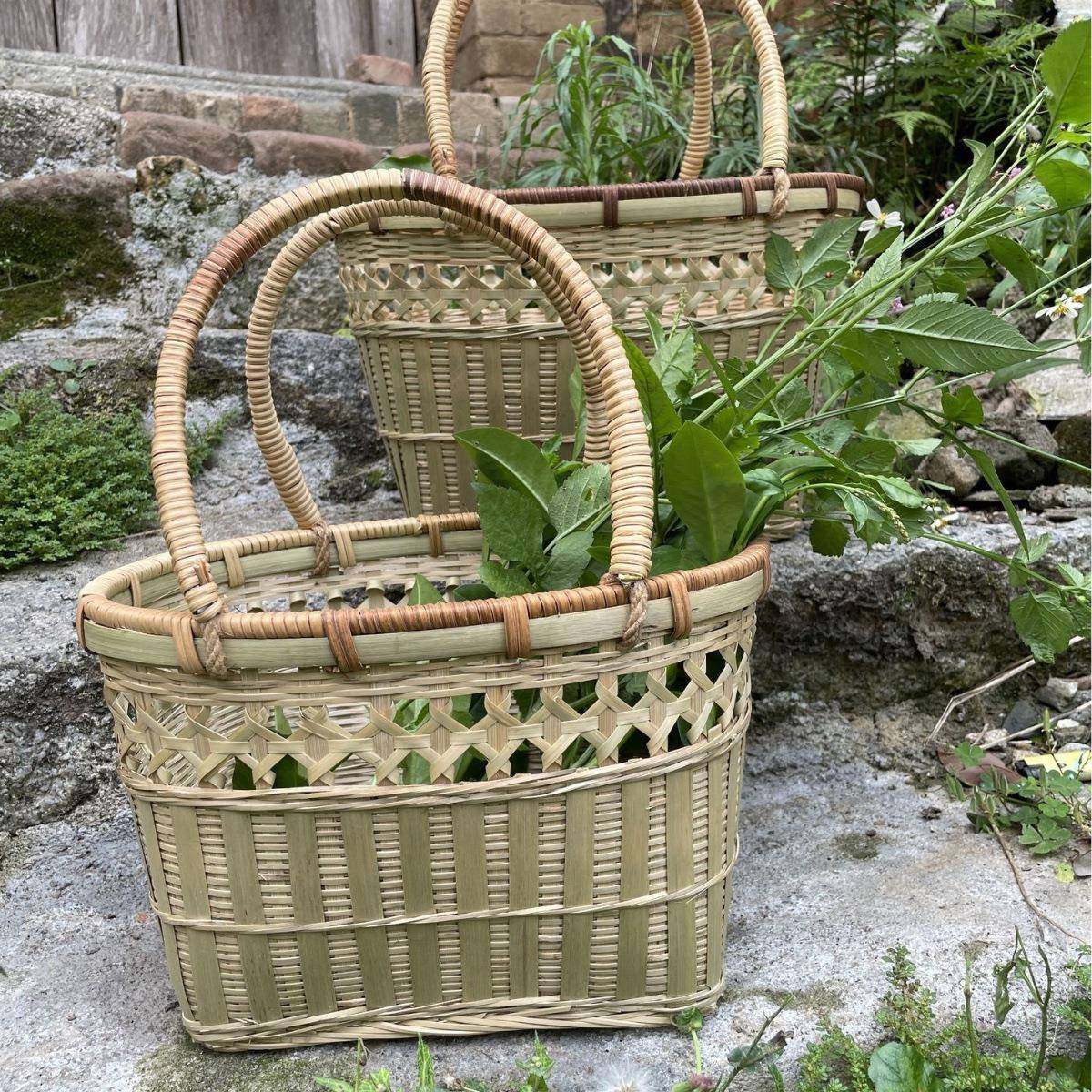 竹编手提菜篮收纳篮竹篮子菜篮田园风野餐手提篮竹编买菜篮,农用物资,其他肥料,淘宝优惠券,粉丝福利购,淘宝优惠卷