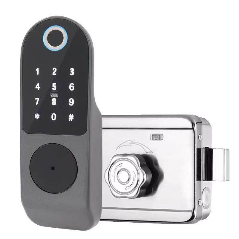 指纹锁家用出租房刷卡电子智能门锁户外大门密码锁铁门老式牛头锁,农用物资,其他肥料,淘宝优惠券,粉丝福利购,淘宝优惠卷