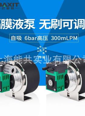BAXIT巴谢特隔膜液泵12V/24V微型真空泵气液两用小水泵L01BW气泵