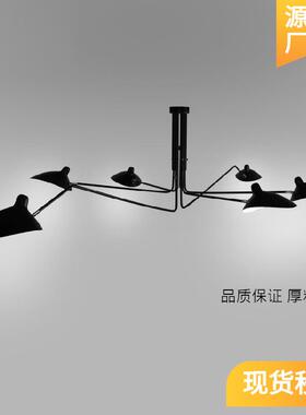 张牙舞爪吸顶灯个性展厅鸭嘴灯创意吊灯铁艺民宿客厅蜘蛛灯