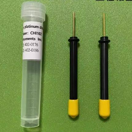 上海辰华CHI104 3mm玻碳电极 CHII107铂金微盘圆盘电极CHI102