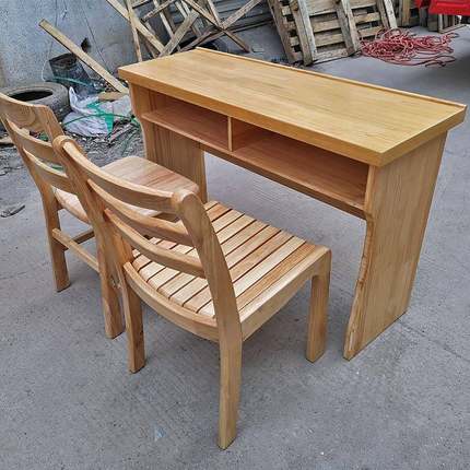 供应1.2米双人会议桌纯实木培训课桌1.8长条形长桌条形桌油漆