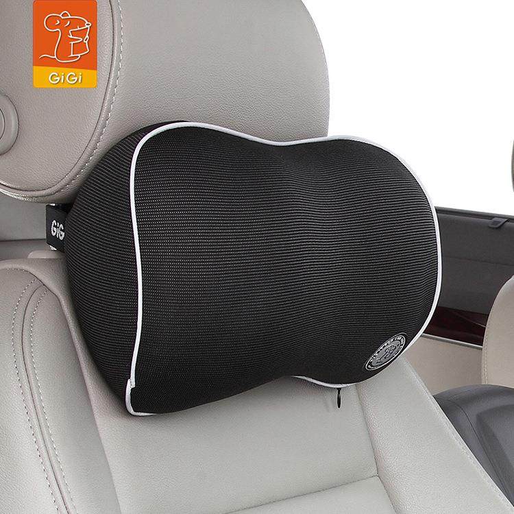 GIGI汽车头枕慢回弹竹炭记忆棉护颈枕四季可用汽车用品