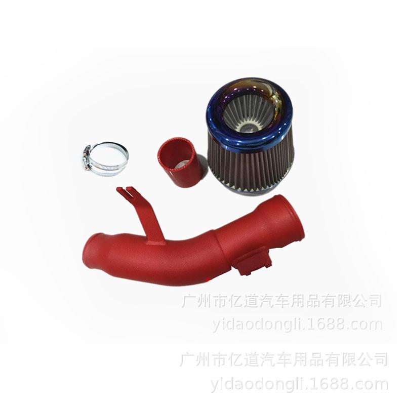 十代思域1.5T改装进气套件提升动力红色铝管风箱套进气管