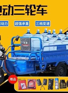 电动三车轮货摆摊拉货电瓶车标农GDO用新车款大概率国代步车加长