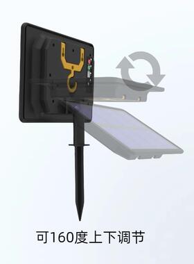 阳能彩灯灯控制器8能功能流星雨带户外地OUM插控制盒太太阳电池盒