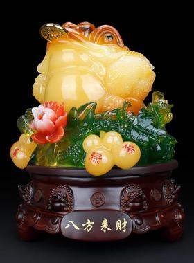 开大德仁金蟾摆三足金蝉档1910101口店铺收银台业礼件品工艺饰装