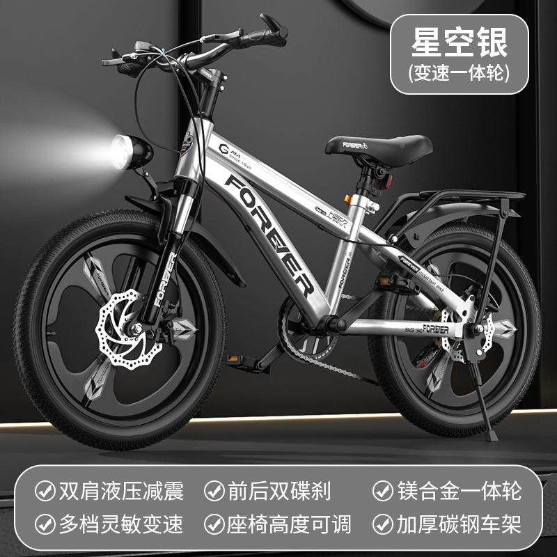 永久儿童自1永久航鸽行车女学孩女童山小生地变速6-8-10-12-3岁单