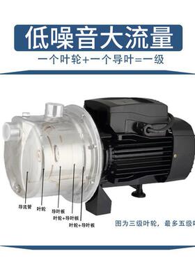 钢多级304不管锈增压泵家用来RWQ水道抽水自自吸泵自吸式抽水机