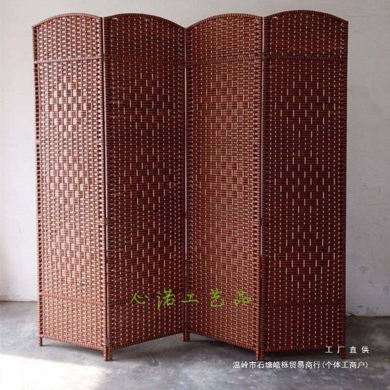 编藤编屏隔风手工折叠室985断实约木时尚酒店玄关客厅卧移动折屏,基础建材,屏风,淘宝优惠券,粉丝福利购,淘宝优惠卷
