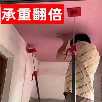 可调工具吊支持杆柜橱窗安辅助节支架神器装升缩杆升强降力承重支