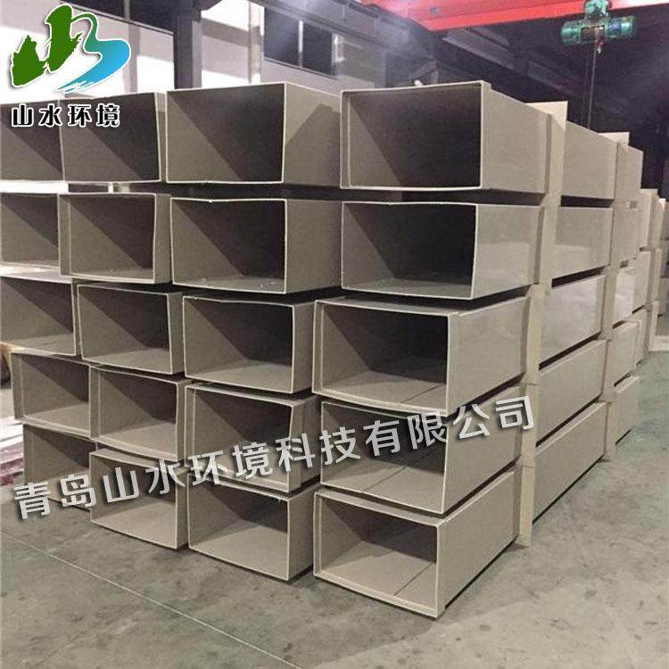 直销PPH方形风管PP矩形风管大口径废气排放通风管道