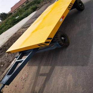 中恒供应四轮重型货物运输叉车牵引平板拖车车间仓库周转车