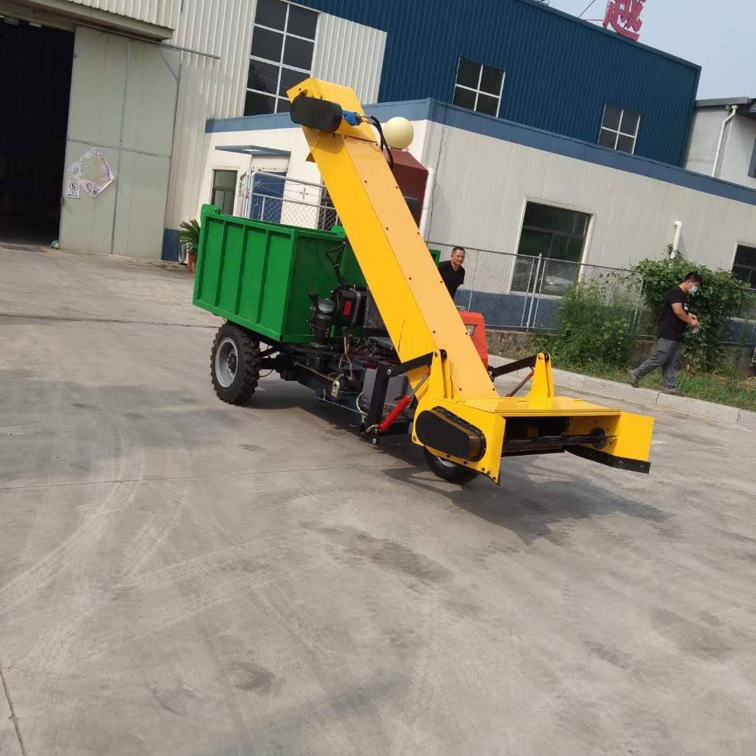 牛场清粪车单杠柴油发动机畜牧业养殖场清理干粪湿粪清粪运输