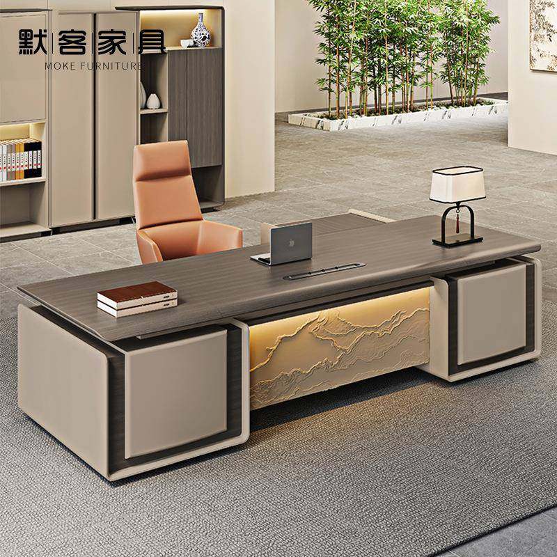 办公桌老板桌简约现代总裁桌办公室家具广东轻奢经理大班台主管桌,智能设备,其他智能设备,淘宝优惠券,粉丝福利购,淘宝优惠卷
