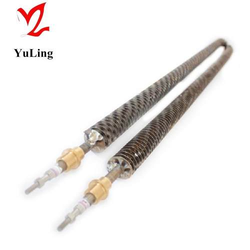 U型翅片管干烧加热管散热片式发热管烘箱暖房电热管