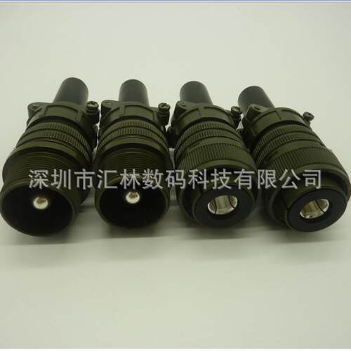 高品质连接器MS3106A20-2S单芯插头5015系列航空插头大电流150A