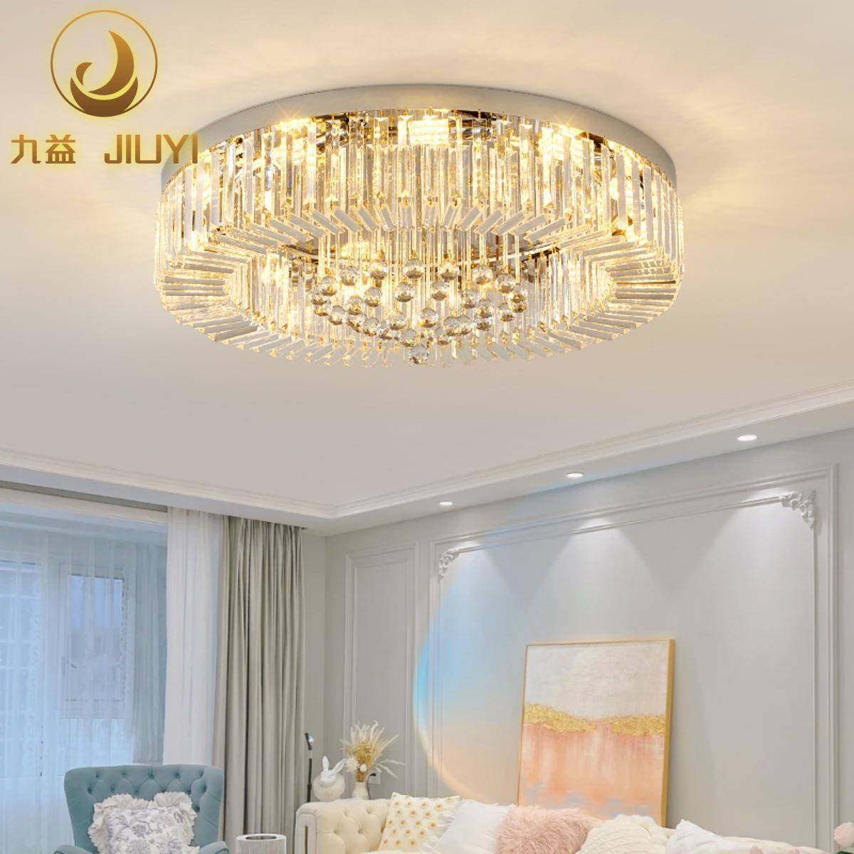 轻奢水晶灯现代简约吸顶灯大气客厅灯主卧室餐厅灯2023年新款灯具,智能设备,其他智能设备,淘宝优惠券,粉丝福利购,淘宝优惠卷