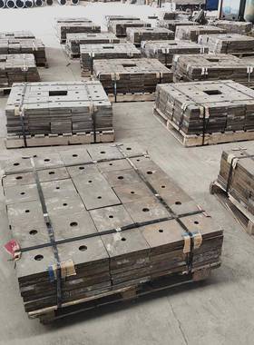 辉顺机械现货直发矿山机械Mn13Cr2材质衬板高锰钢耐磨衬板