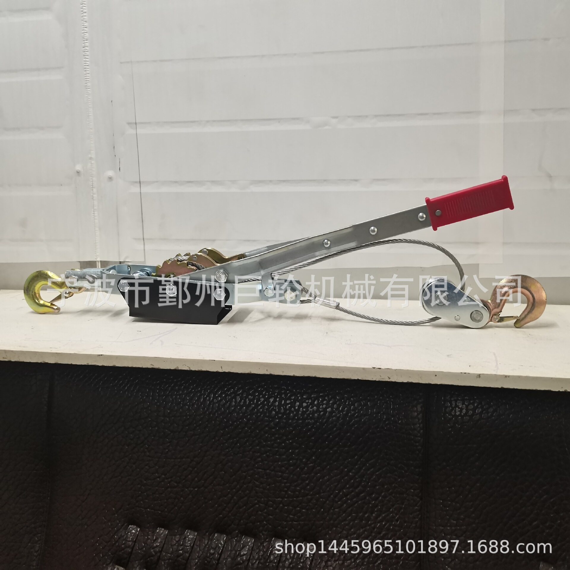 紧丝器4T双齿三钩钢丝绳手动拉紧器紧线器汽车牵引器