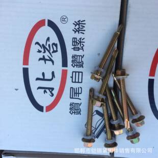北塔牌钻尾螺丝六角自钻钉燕尾螺丝彩钢瓦钉自攻自钻丝